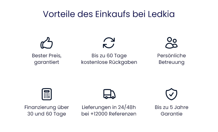 Vorteile eines Kaufs bei Ledkia