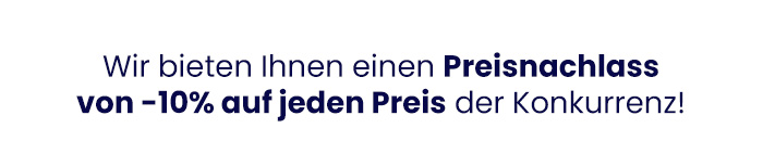 Wir unterbieten jeden Preis der Konkurrenz