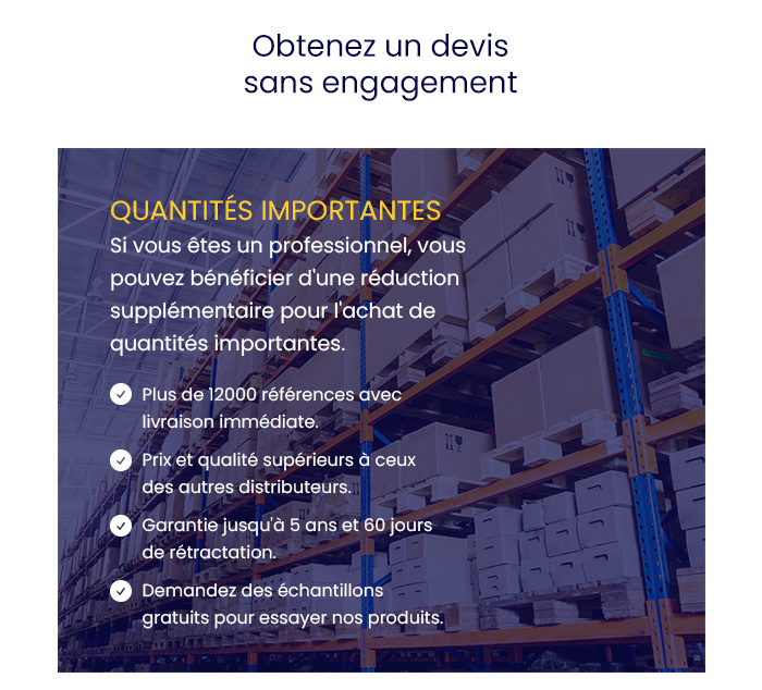 Obtenez un devis sans engagement