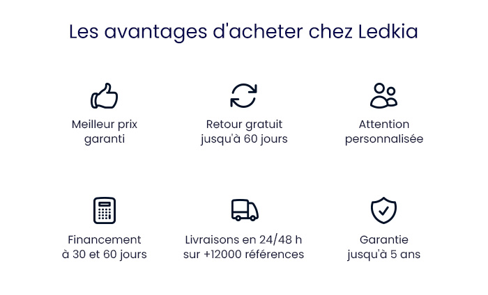 Les avantages d'acheter chez Ledkia