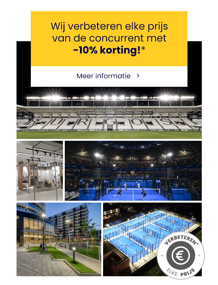 Wij verbeteren elke prijs van de concurrent met -10% korting