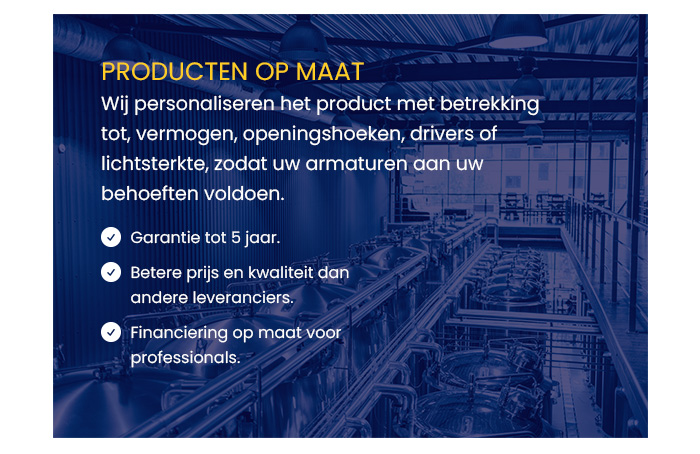 Offertes voor producten op maat