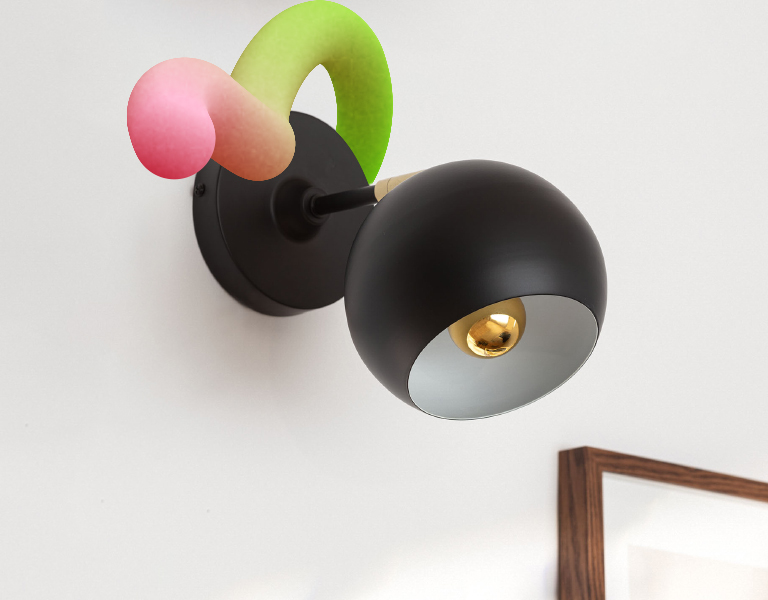 Wandkandelaars en lampen