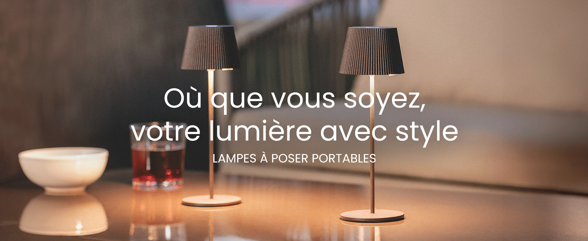 Lampes de table d'extérieur