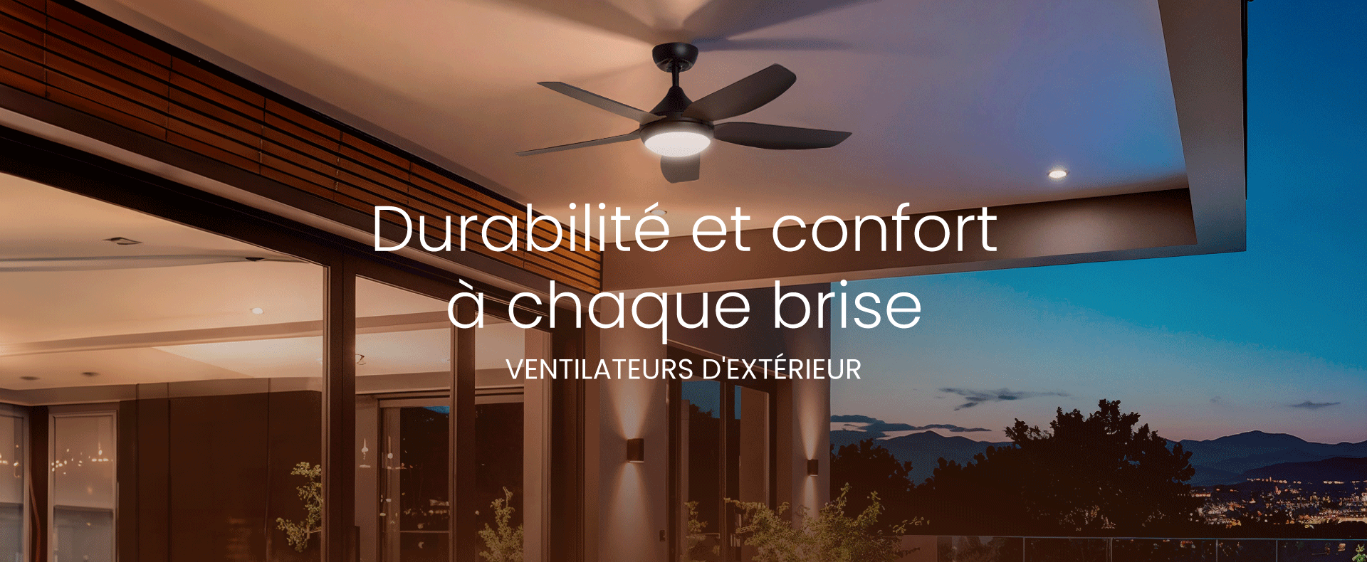 Ventilateur de Plafond Extérieur