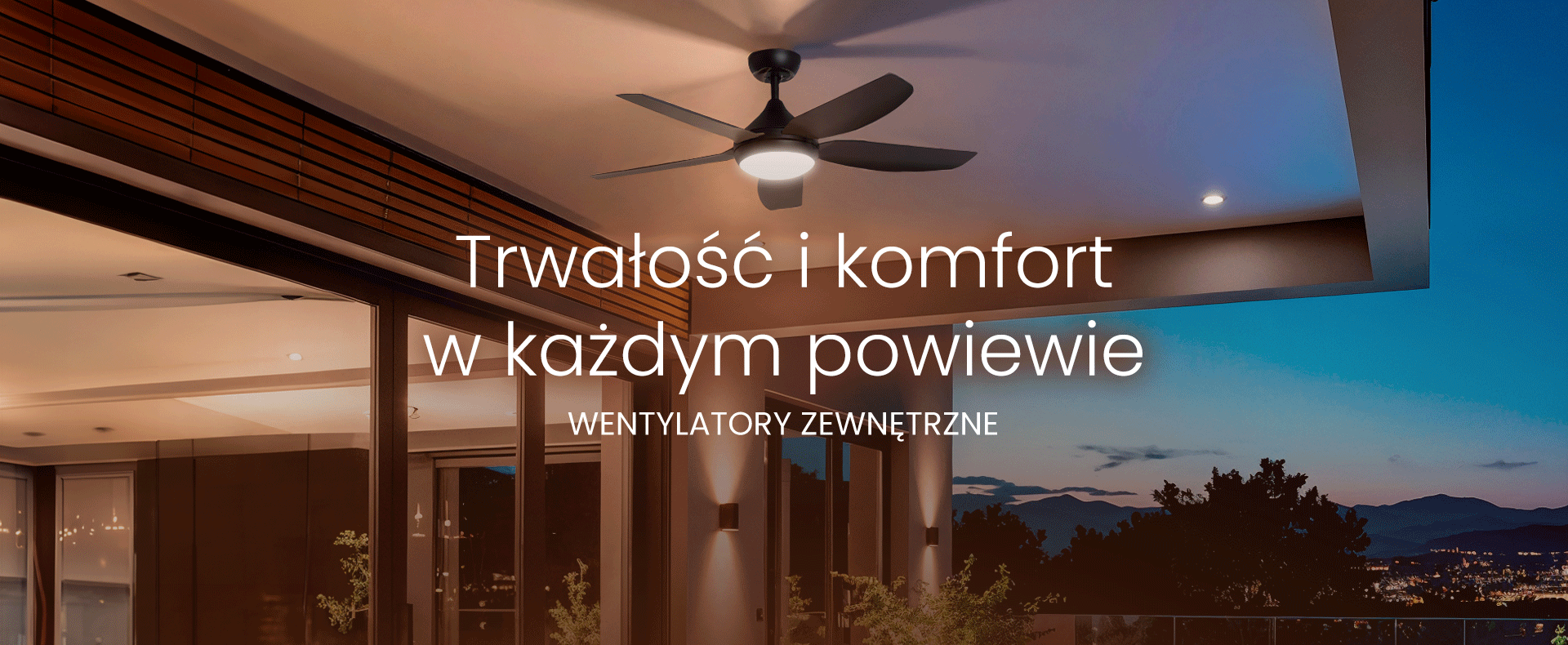 Wentylator Sufitowy Zewnętrzny