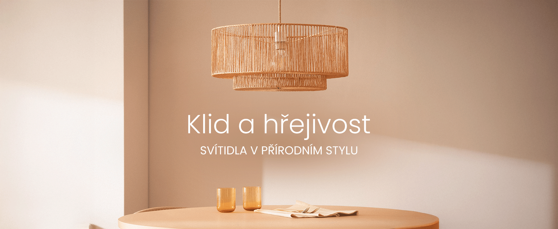 Lampy z přírodních vláken