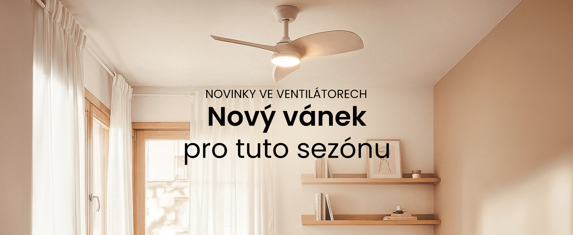 Stropní ventilátory