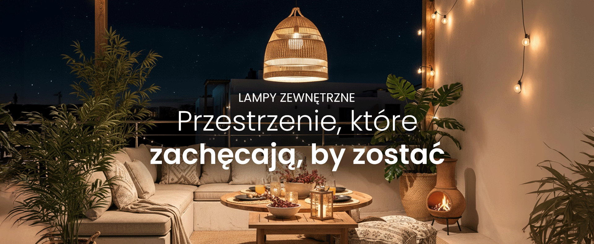 Lampy zewnętrzne