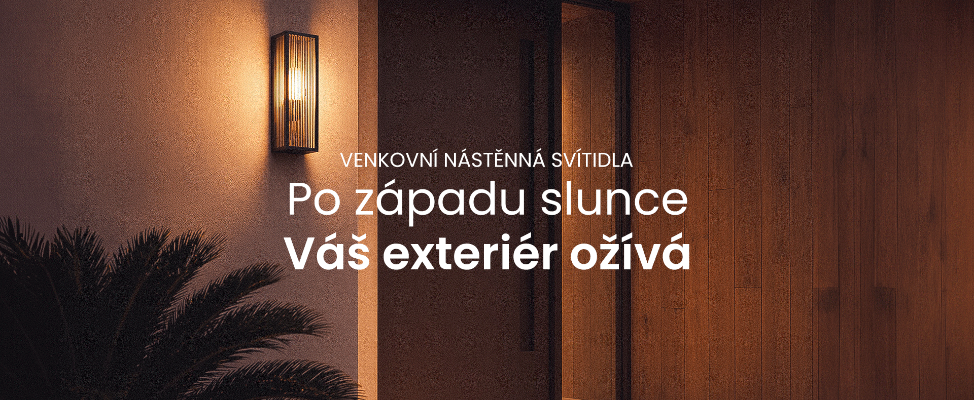 Venkovní nástěnná LED svítidla