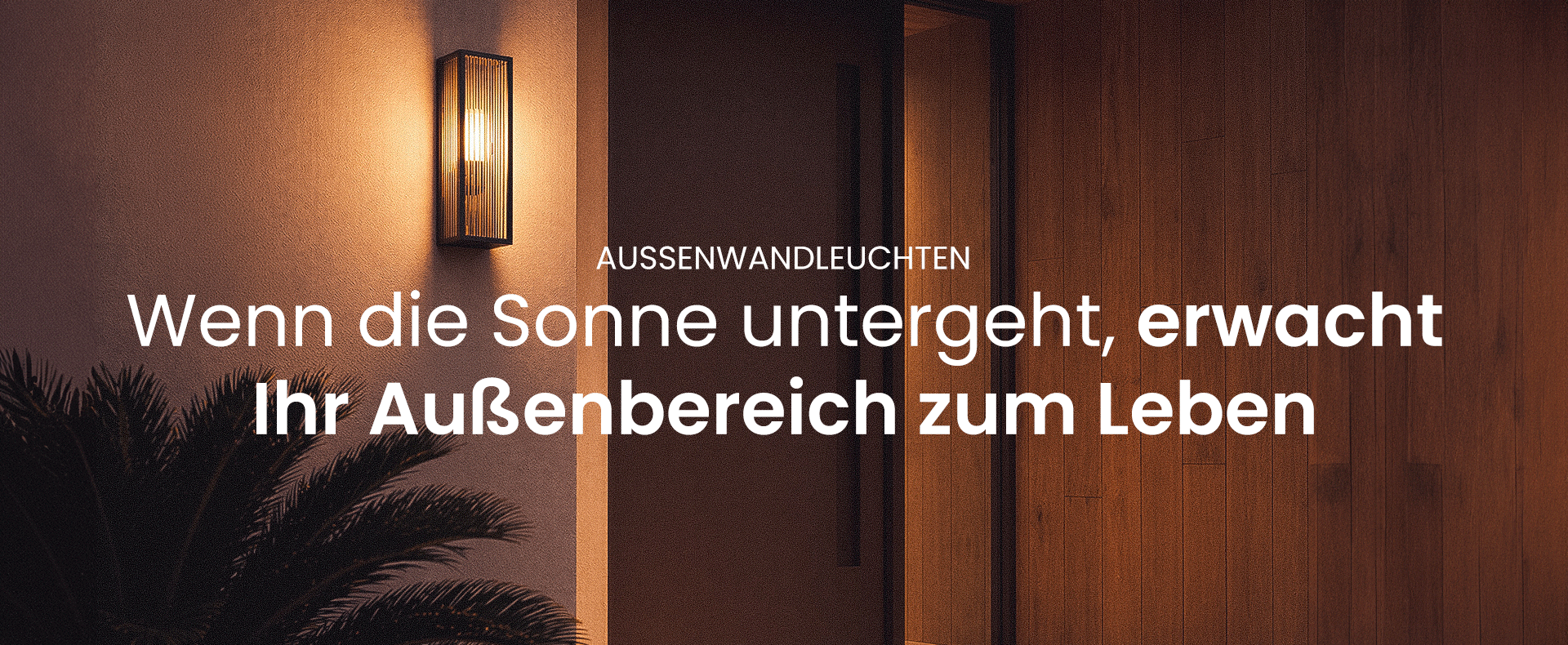 LED Wandleuchten außen