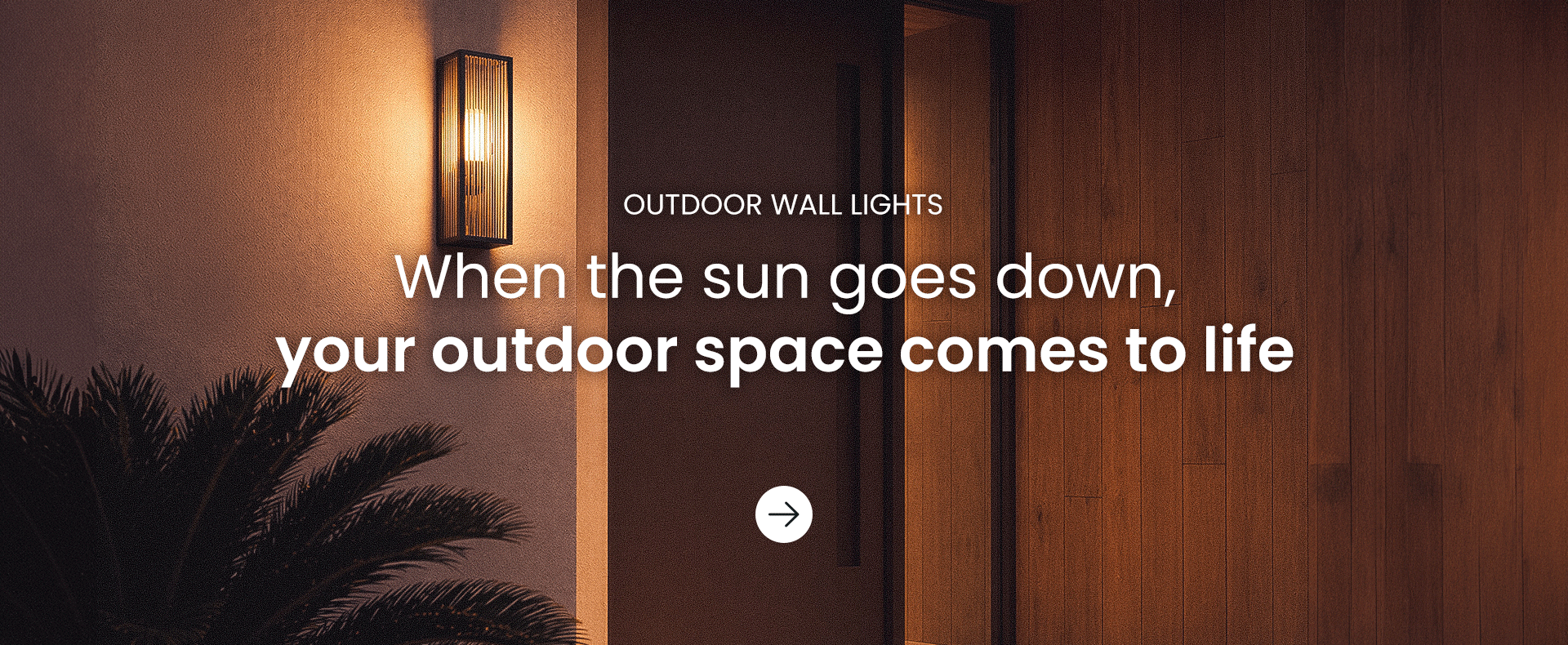 Outdoor LED wall lights
