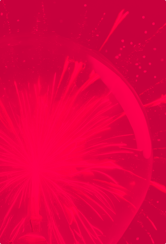 Rotes Hintergrundbild mit Feuerwerk
