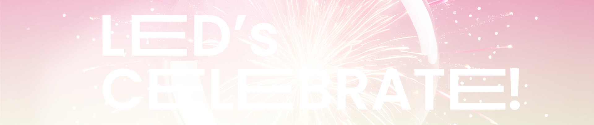 Hintergrundbild mit Text led's feiern