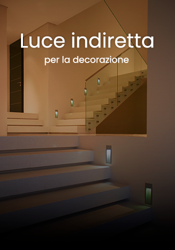 Luce indiretta per la decorazione