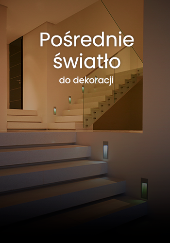 Pośrednie światło do dekoracji