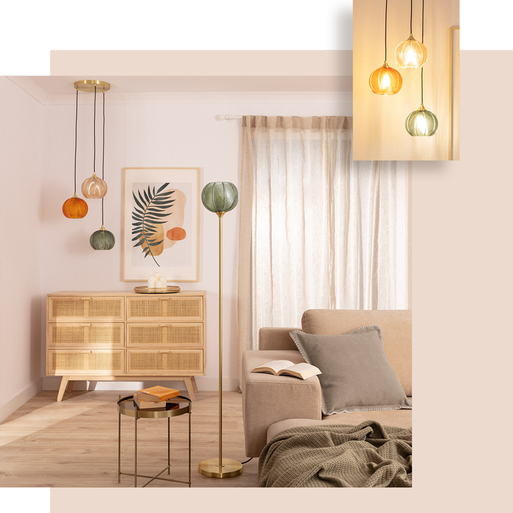 Create a cozy, relaxing atmosphere with interior lighting