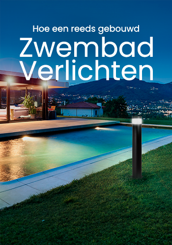 Hoe verlicht je een reeds gebouwd zwembad
