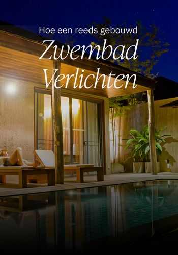 Hoe verlicht je een reeds gebouwd zwembad