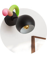 Wandkandelaars en lampen