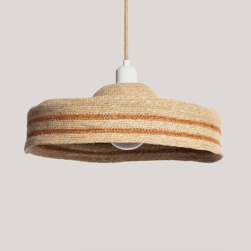 Lampada Sospensione Fibre Naturali Daya 