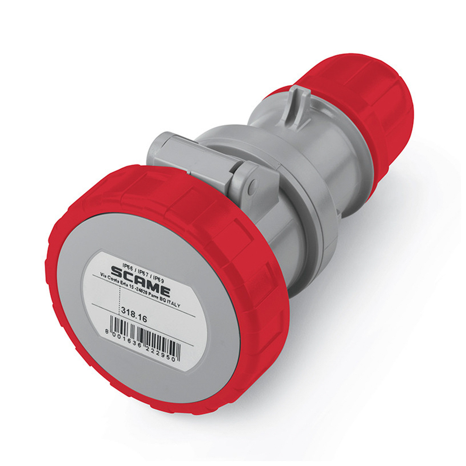 Presa Mobile Industriale 16A IP66 Optima SCAME 16A