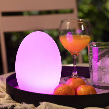 Fotografia del prodotto: Lampada da Tavolo LED RGB  Portatile Muna per Esterni con Batteria Ricaricabile 