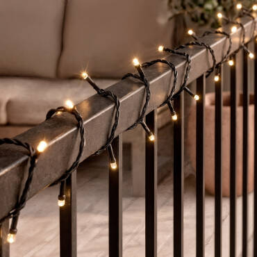 Ghirlanda LED Solare per Esterni Cavo 12m
