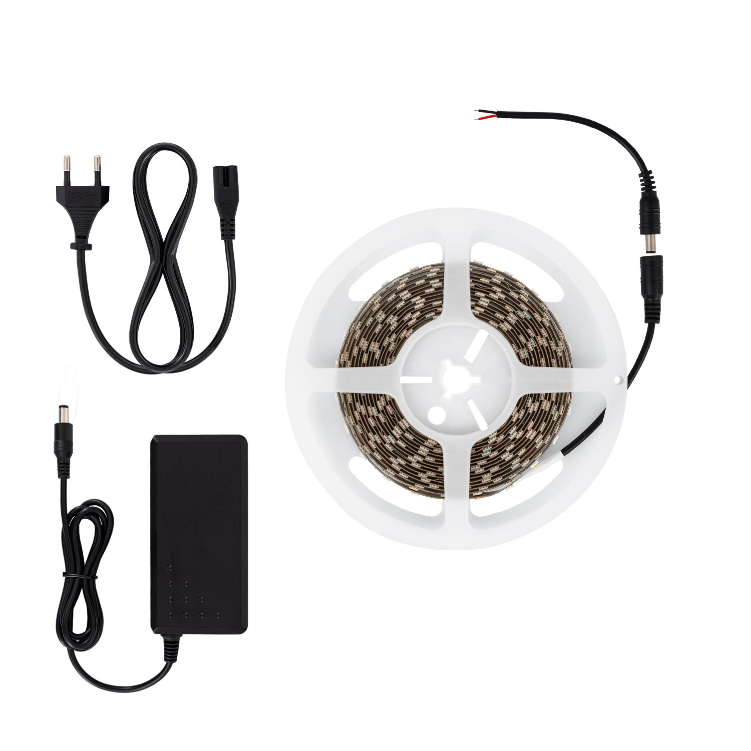 Kit Striscia LED 12V 70W 5m IP20 con Trasformatore