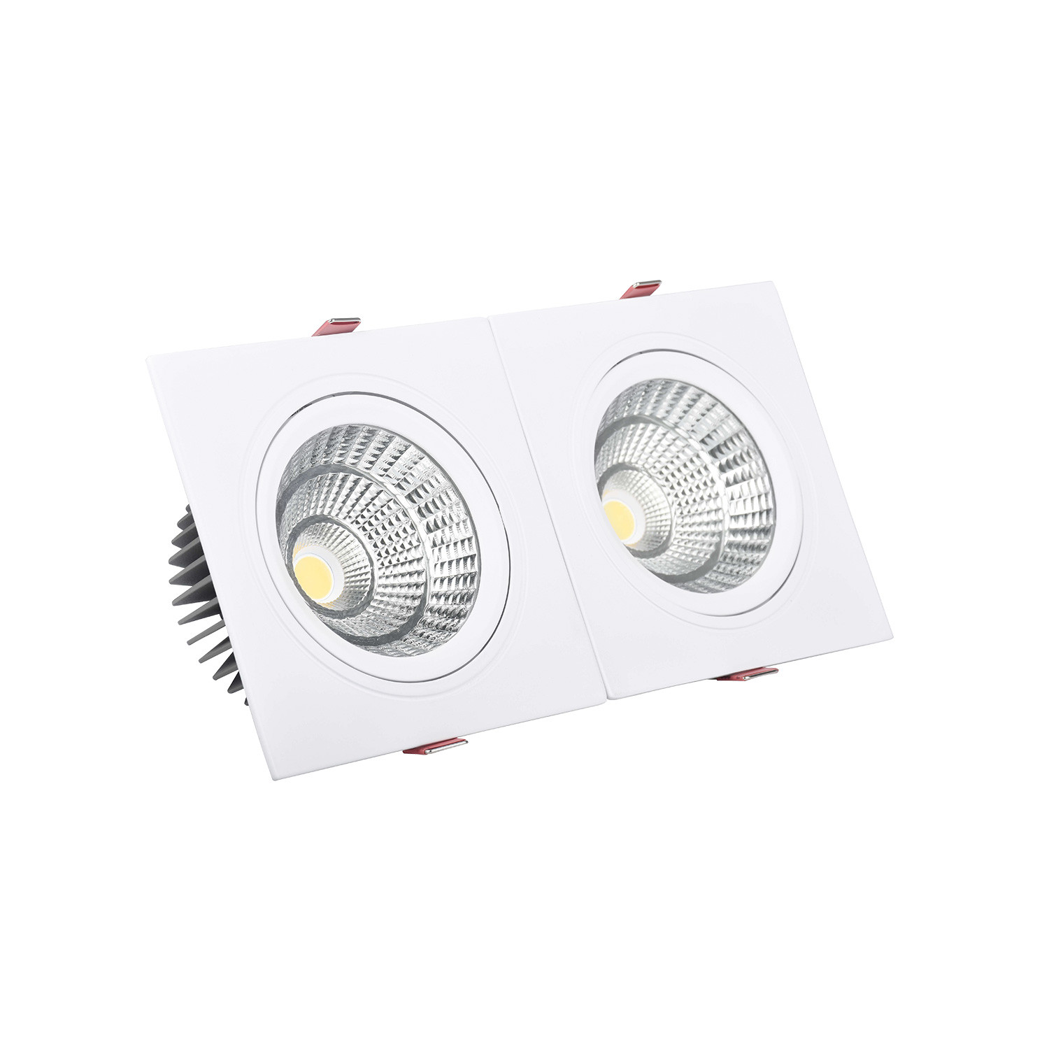 Faretto Downlight LED Rettangolare Doppio New Madison 10W Foro