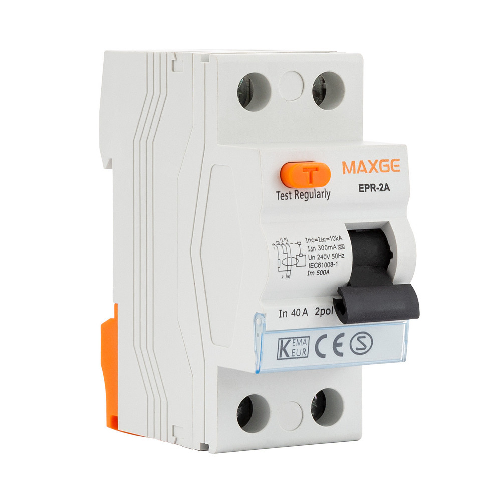 Interruttore Differenziale Industriale MAXGE 2P-300mA-Classe