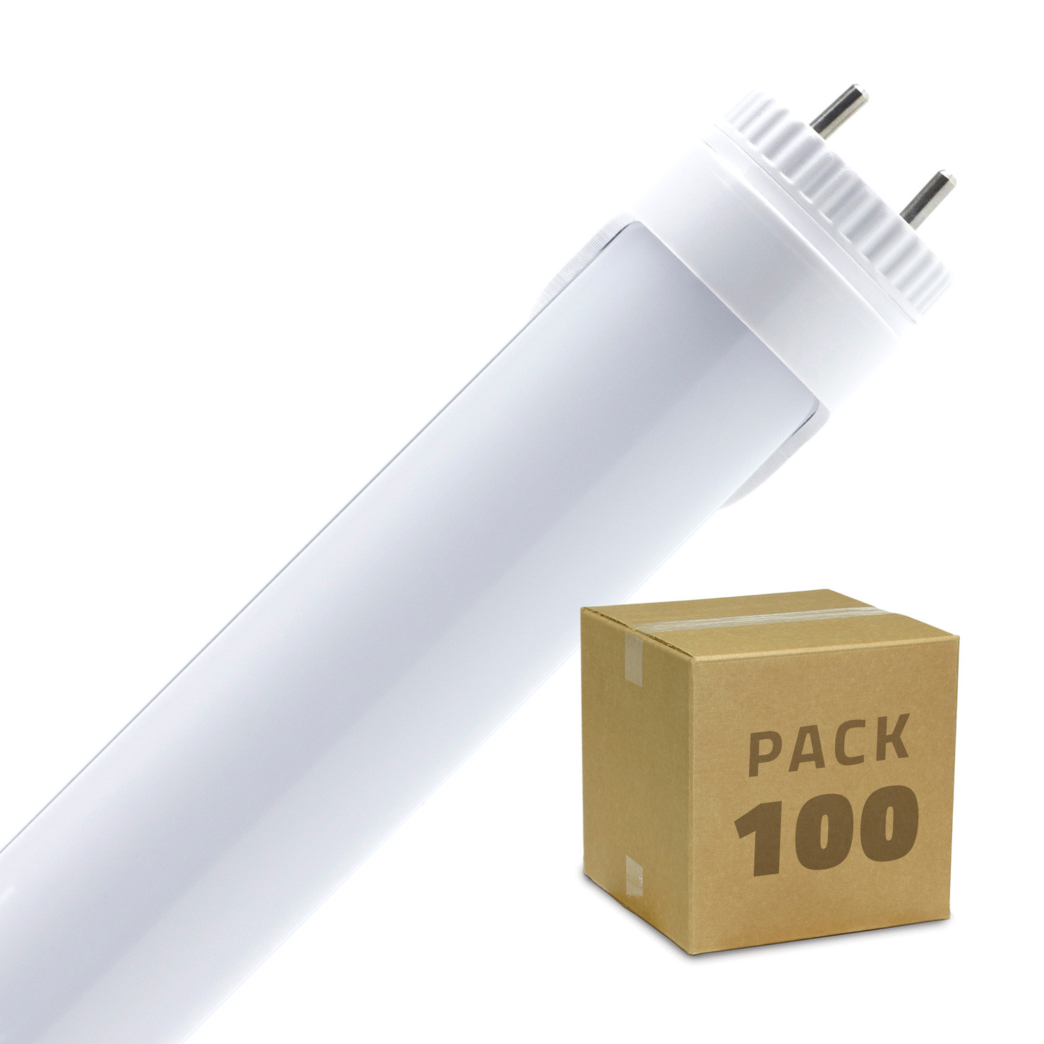 Pack Tubo LED T8 1200mm Connessione Unilaterale 18W 100