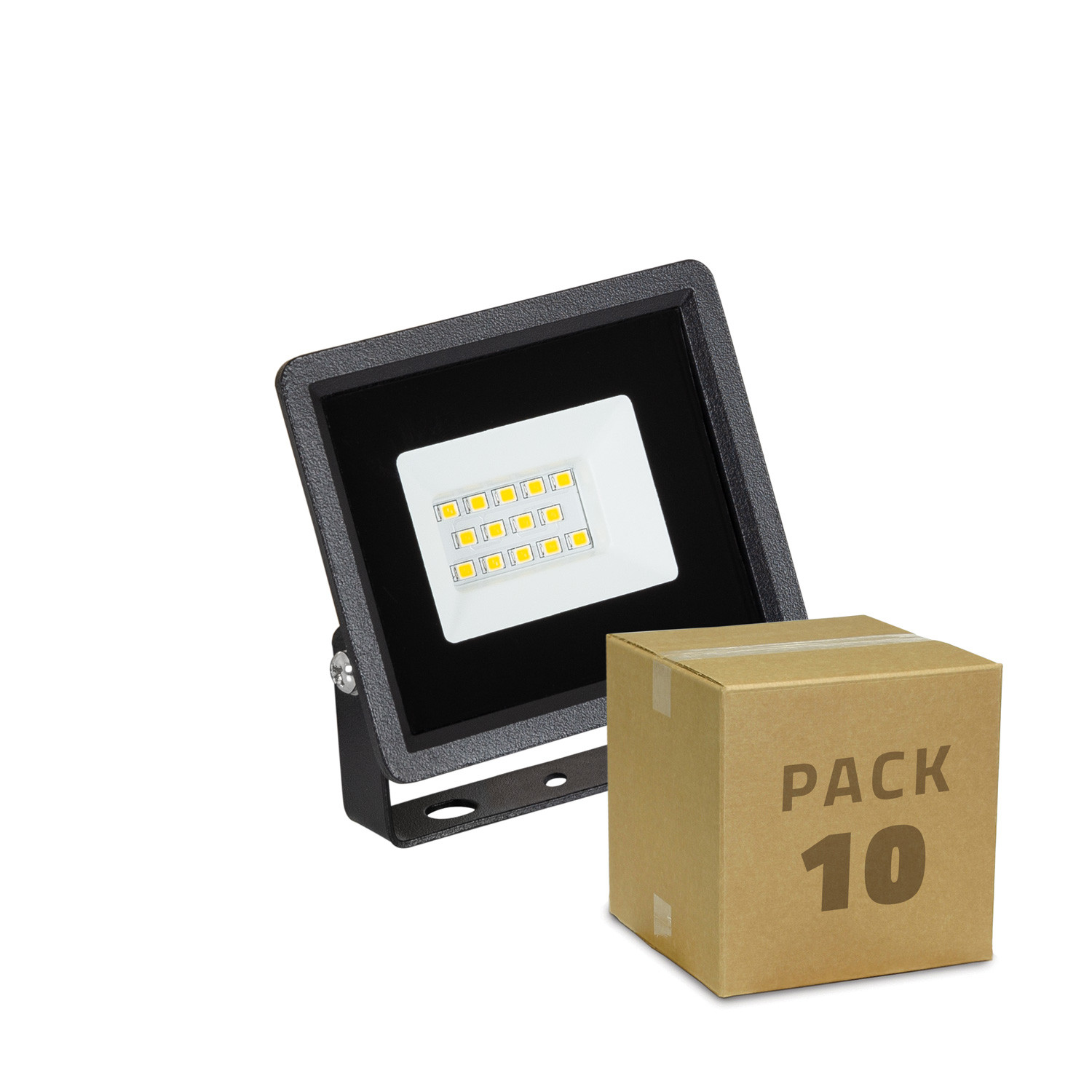 Pack Faretto Proiettore LED Solid 10W 10 Un. Pack LED