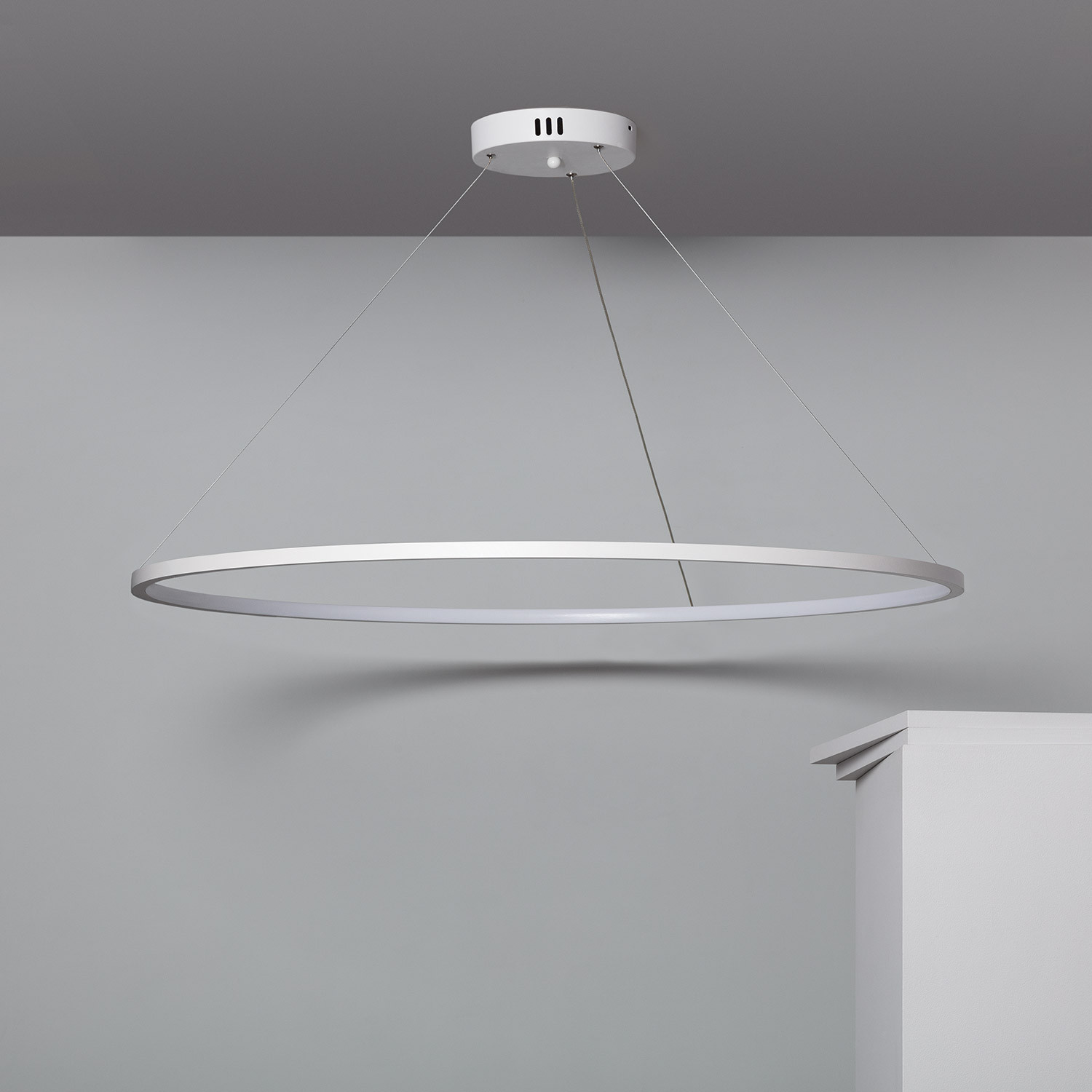Lampada a Sospensione LED 30W in Metallo CCT Selezionabile Big