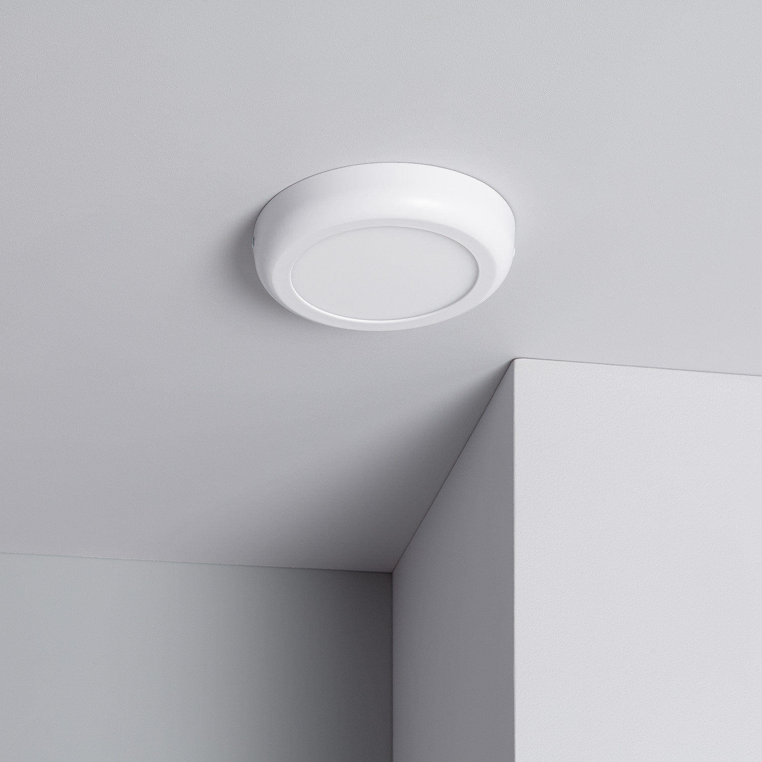 Plafoniera LED 12W Rotonda in Metallo àò170 mm Design bianco