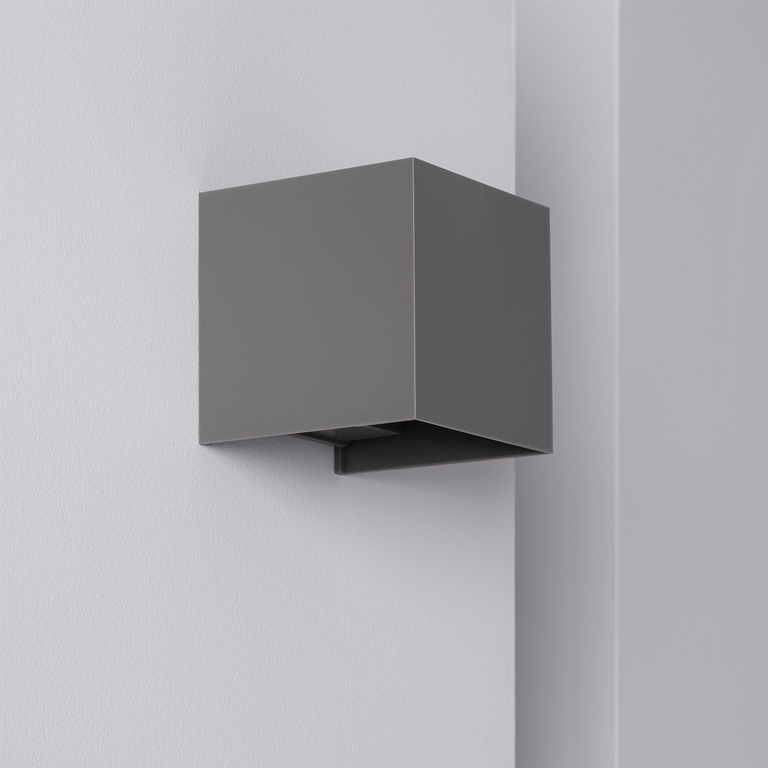 Applique LED New Eros 6W Grigio Illuminazione Doppia Luce
