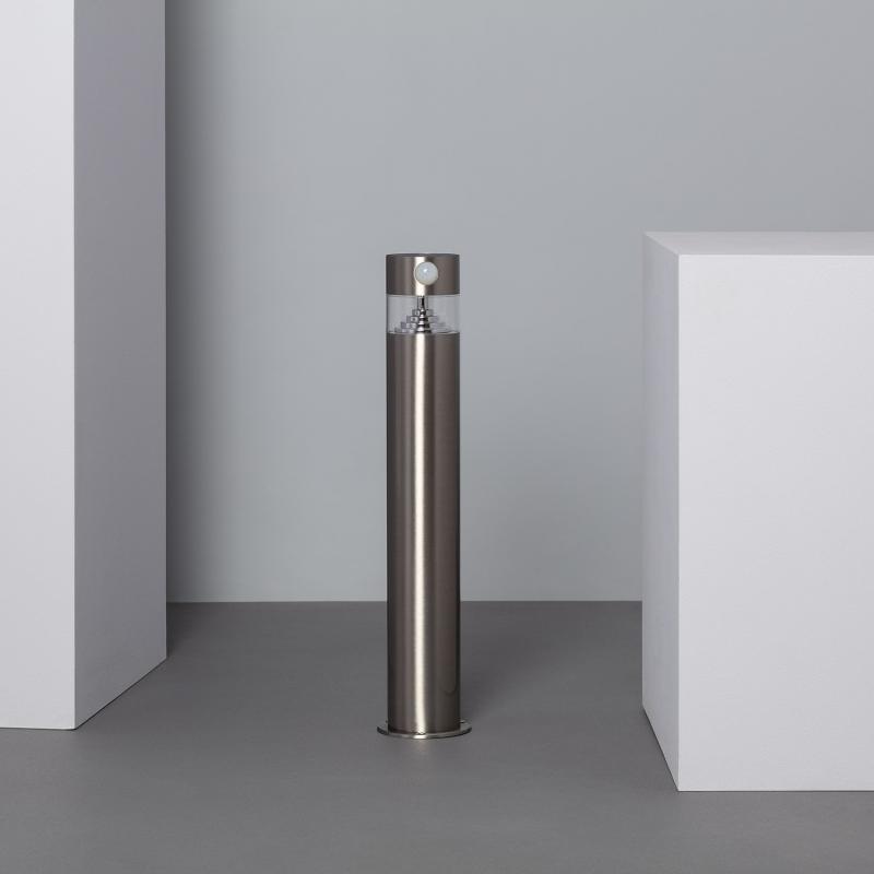 Lampioncino Solare Esterni LED 1.5W Superficie 50cm Acciao Inox con Sensore di Movimiento 