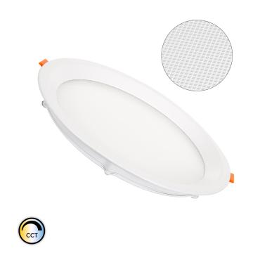 Fotografia del prodotto: Pannello Downlight LED 20W Circolare CCT Microprismatica LIFUD Foro Ø 205 mm