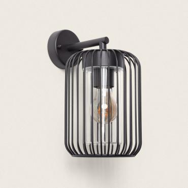 Wandlamp Outdoor RVS Dadawa Zwart