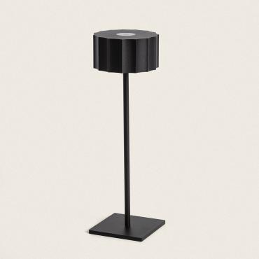 Tafellamp  LED 3W Draagbaar Outdoor met Batterij  USB Oplaadbaar  Cesc Zwart