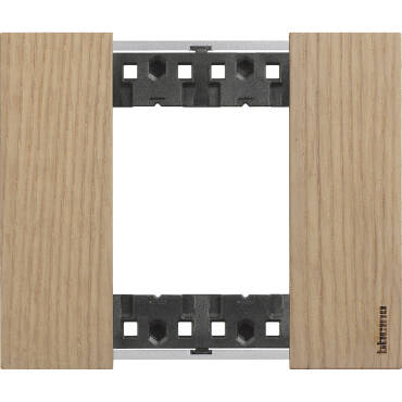 Afdekplaat 2 Houten Modulen BTicino Living Now KA4802L_ Verschillende opties