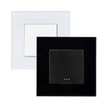 Enkele Schakelaar met PC Frame Modern Zwart
