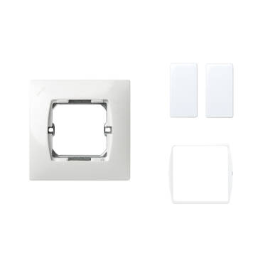 Kit  Wisselschakelaar Simple Smal Dubbel SIMON 27 Ivoor
