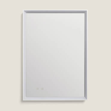 Badkamerspiegel met LED Verlichting en Anticondensmiddel 80x60 cm Maia Selecteerbaar (Warm-Neutraal-Koel)