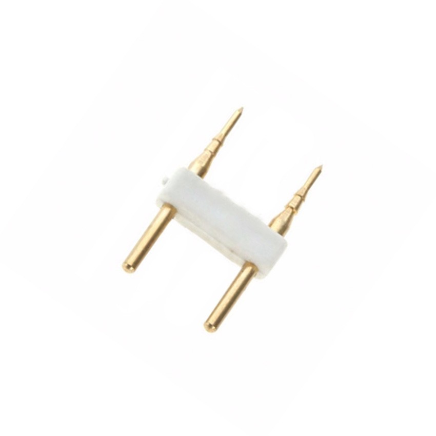 Connector 2 PIN voor 220V LED Strip monochroom In te korten om de 25cm/100cm