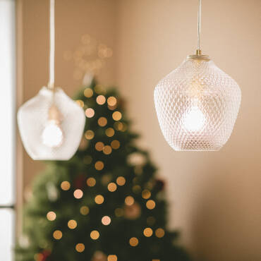 Hanglamp Metaal en Glas Stiklu 