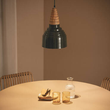 Hanglamp Hout en Metaal Arlene Yash 
