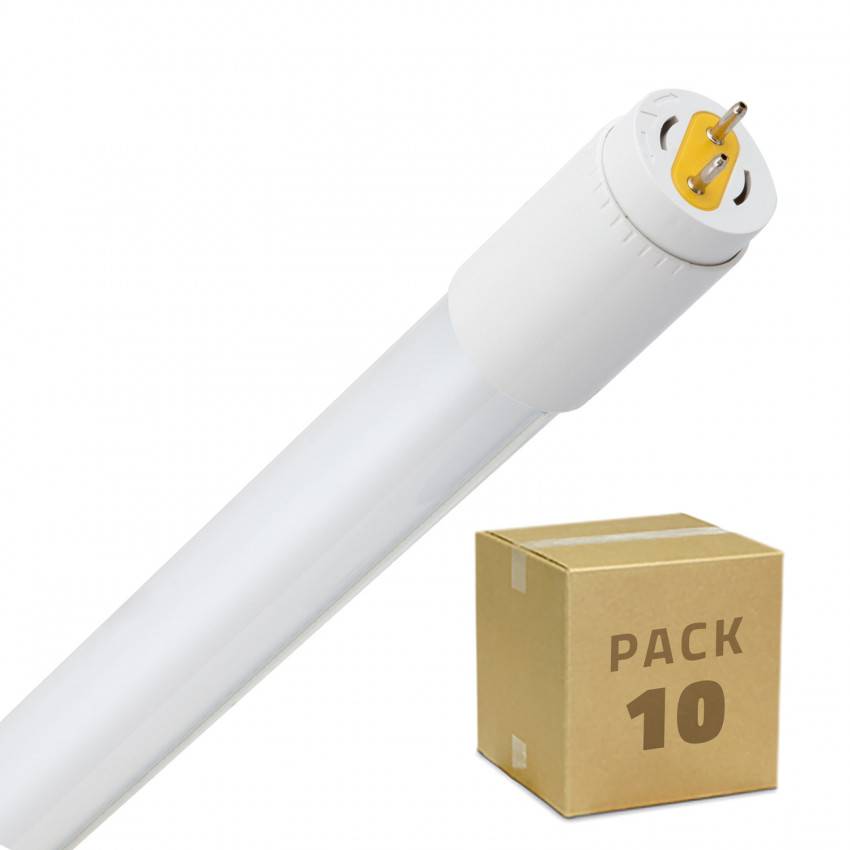Pack 10 st LED buizen T8 90 cm eenzijdige aansluiting 14W 160lm/W