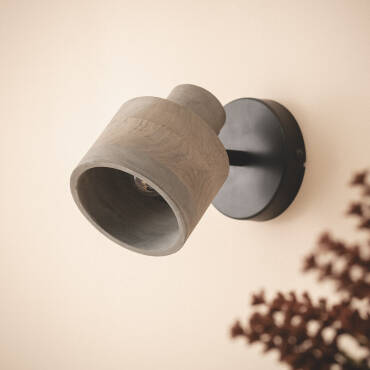 Wandlamp van Hout Elba ILUZZIA 