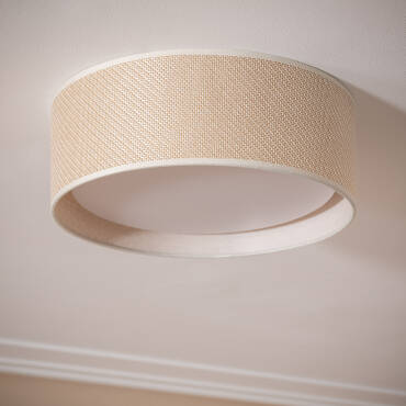 Productfotografie: Plafondlamp Rond Rotan Ø360 Rufus